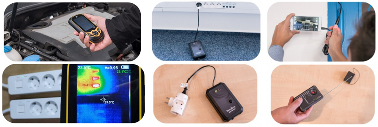 Das beste Set für die Erkennung der Abhörgeräte mit einem Budget von bis zu 1.200 EUR